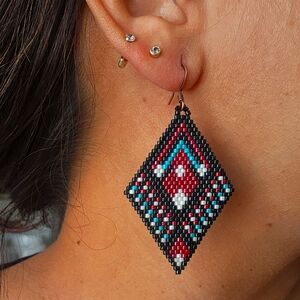 Miyuki Sea Bead earrings